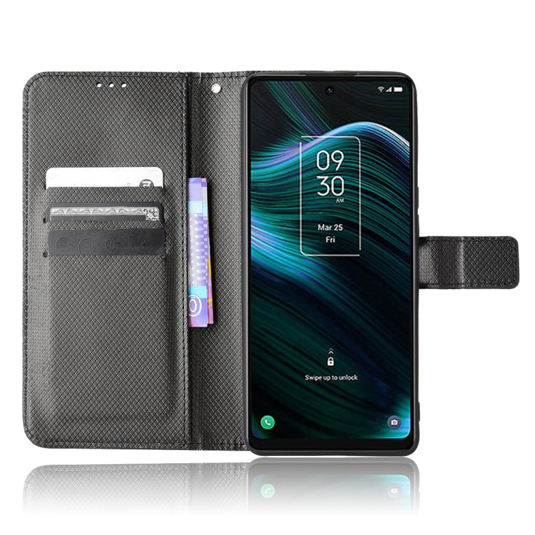 For TCL Stylus 5G Diamond Texture Leather Phone Case