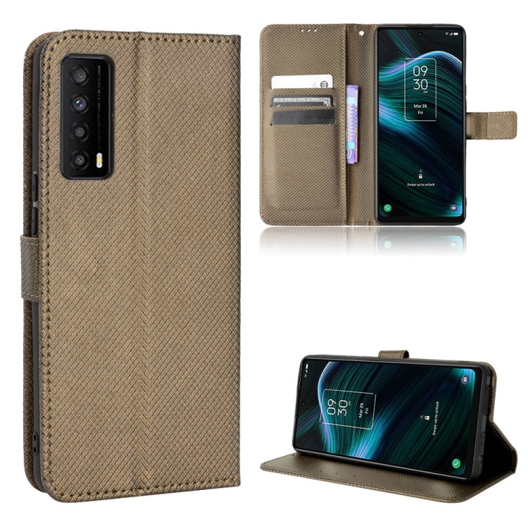 For TCL Stylus 5G Diamond Texture Leather Phone Case
