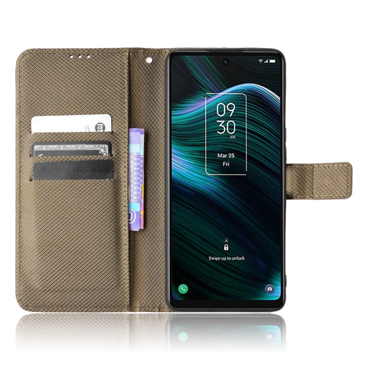 For TCL Stylus 5G Diamond Texture Leather Phone Case