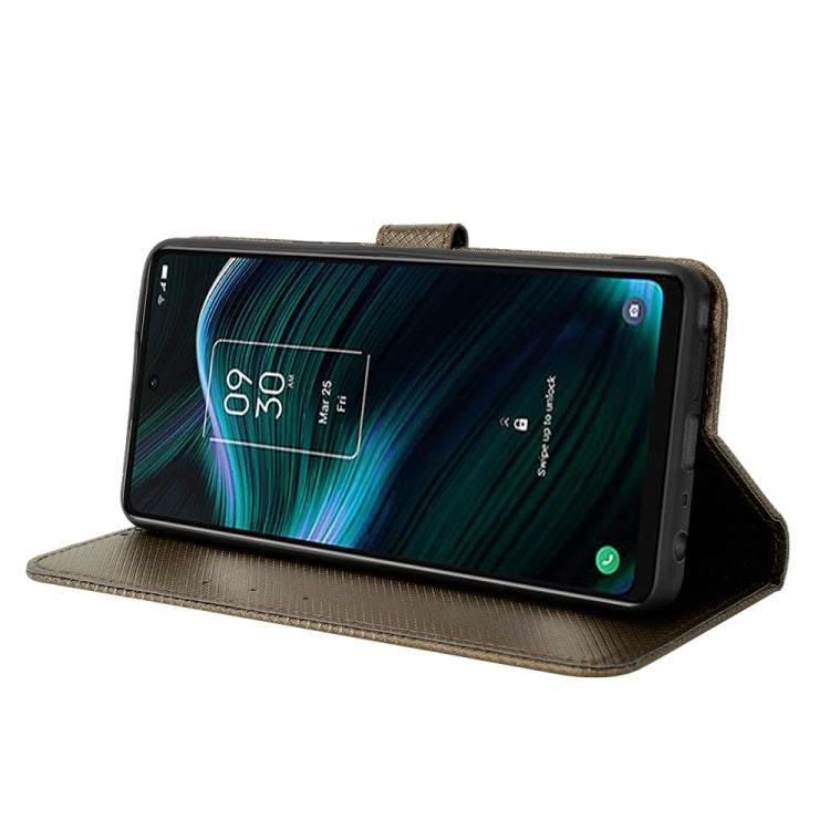 For TCL Stylus 5G Diamond Texture Leather Phone Case