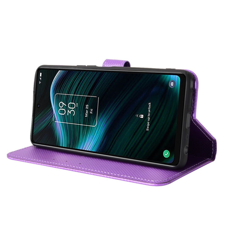 For TCL Stylus 5G Diamond Texture Leather Phone Case