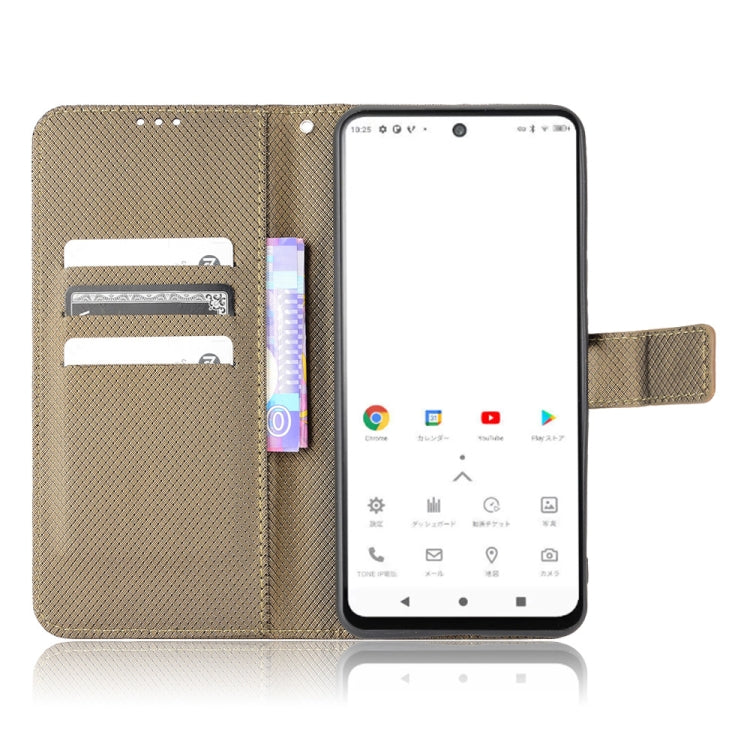 For TONE E22 Diamond Texture Leather Phone Case