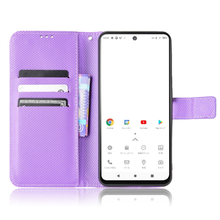 For TONE E22 Diamond Texture Leather Phone Case