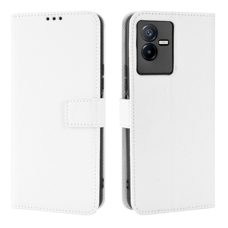 For vivo T2X 5G Diamond Texture Leather Phone Case