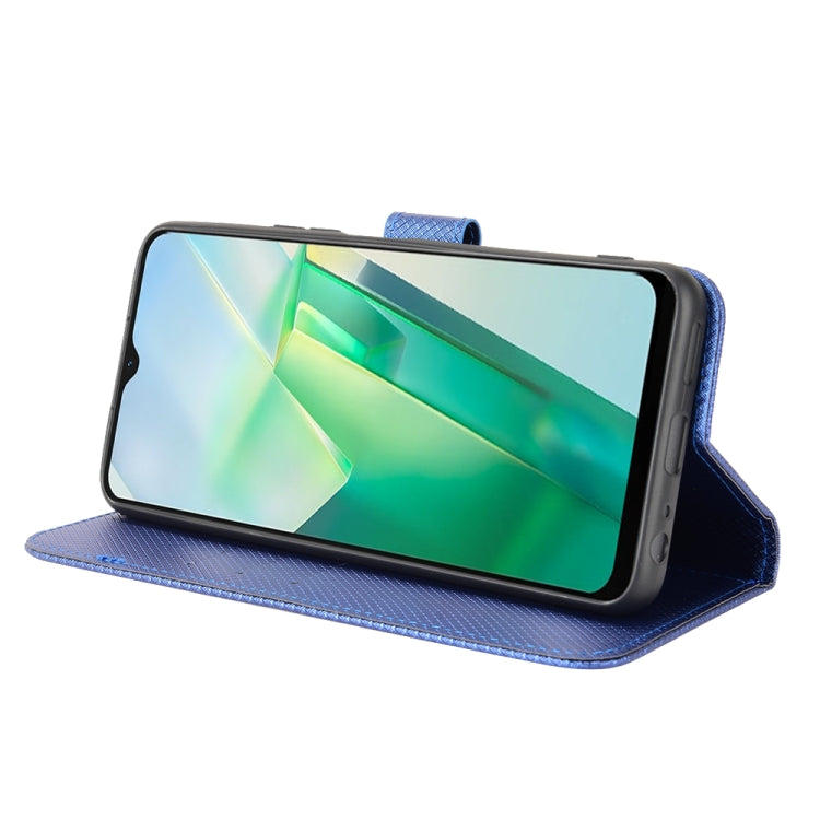 For vivo T2X 5G Diamond Texture Leather Phone Case