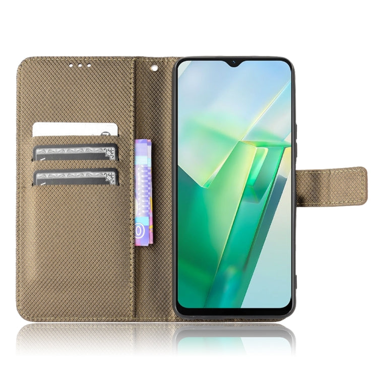 For vivo T2X 5G Diamond Texture Leather Phone Case