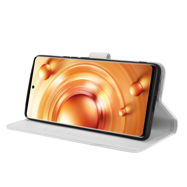 For vivo X80 Pro 5G Diamond Texture Leather Phone Case