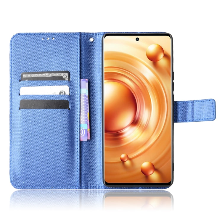 For vivo X80 Pro 5G Diamond Texture Leather Phone Case