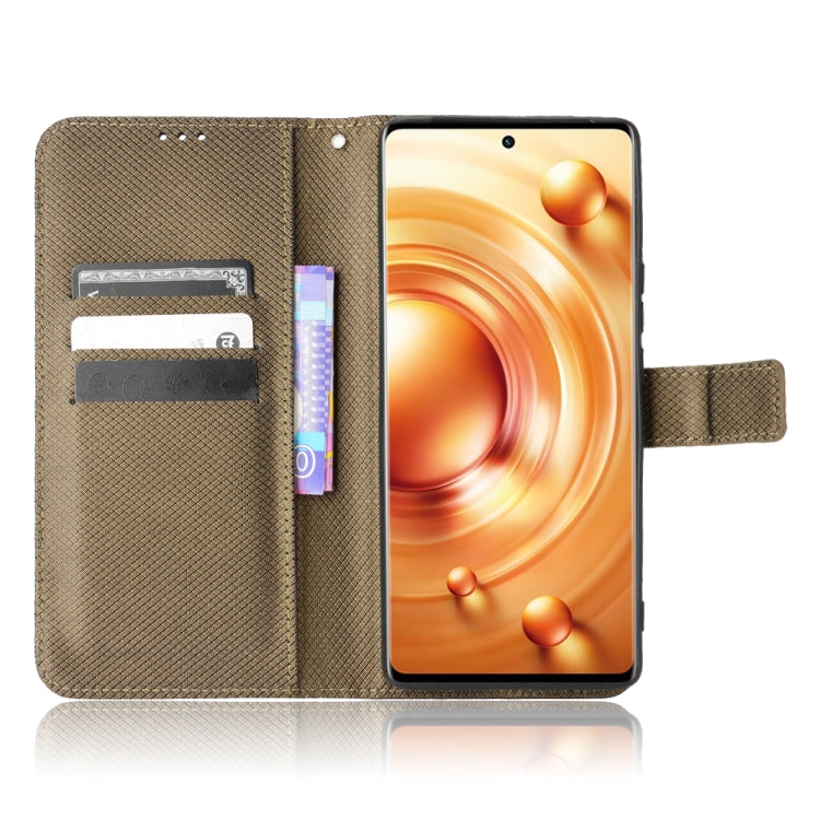 For vivo X80 Pro 5G Diamond Texture Leather Phone Case