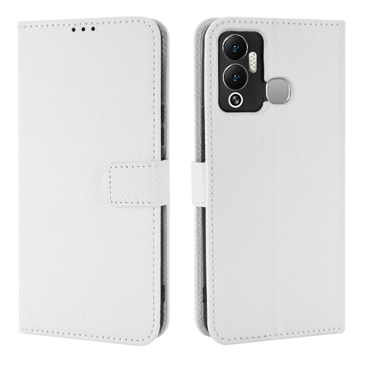 For Infinix Hot 12 Play Diamond Texture Leather Phone Case