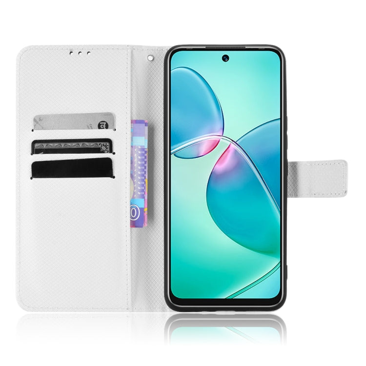 For Infinix Hot 12 Play Diamond Texture Leather Phone Case