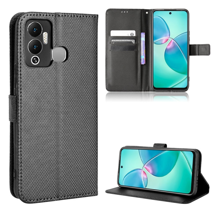 For Infinix Hot 12 Play Diamond Texture Leather Phone Case