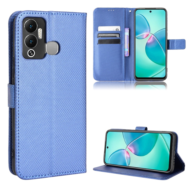 For Infinix Hot 12 Play Diamond Texture Leather Phone Case
