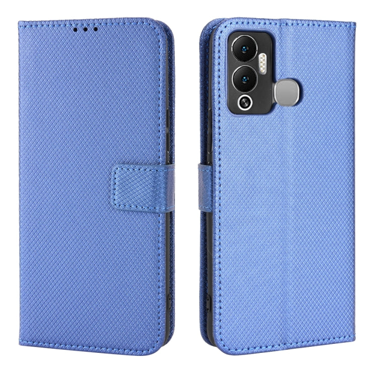 For Infinix Hot 12 Play Diamond Texture Leather Phone Case