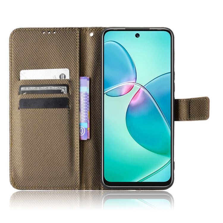 For Infinix Hot 12 Play Diamond Texture Leather Phone Case