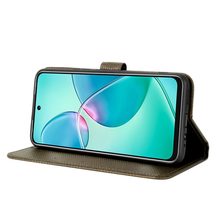 For Infinix Hot 12 Play Diamond Texture Leather Phone Case