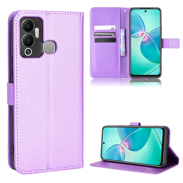 For Infinix Hot 12 Play Diamond Texture Leather Phone Case