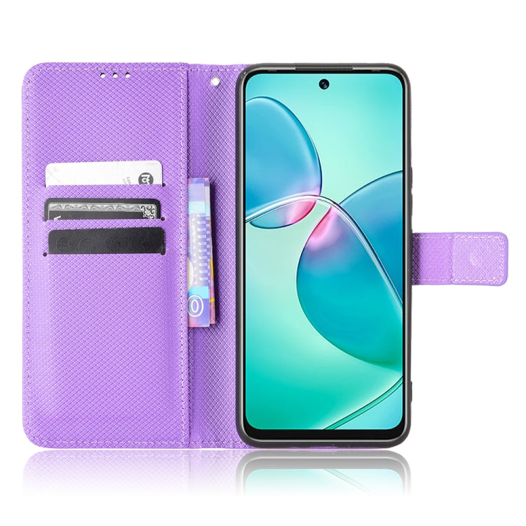For Infinix Hot 12 Play Diamond Texture Leather Phone Case