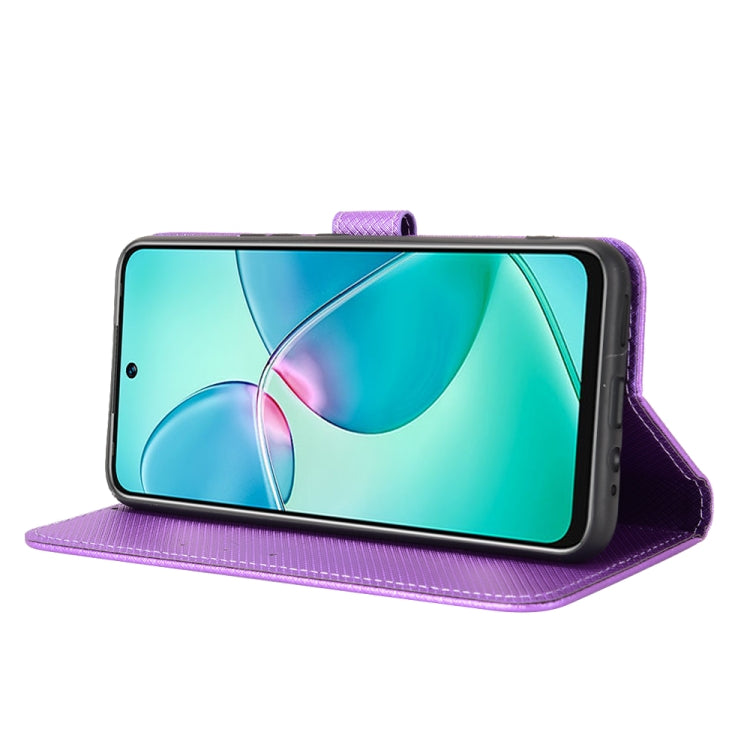 For Infinix Hot 12 Play Diamond Texture Leather Phone Case