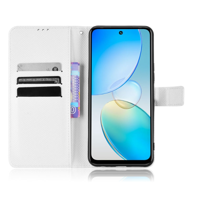For Infinix Hot 12 Diamond Texture Leather Phone Case