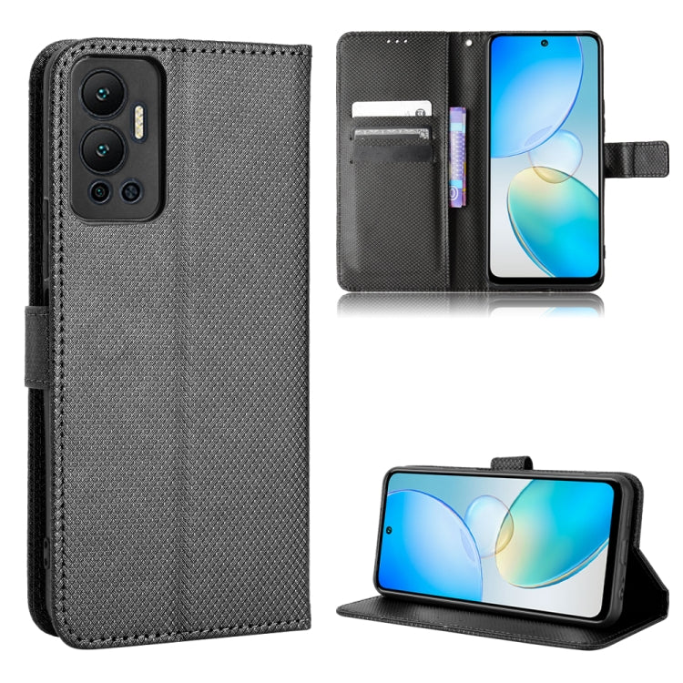 For Infinix Hot 12 Diamond Texture Leather Phone Case