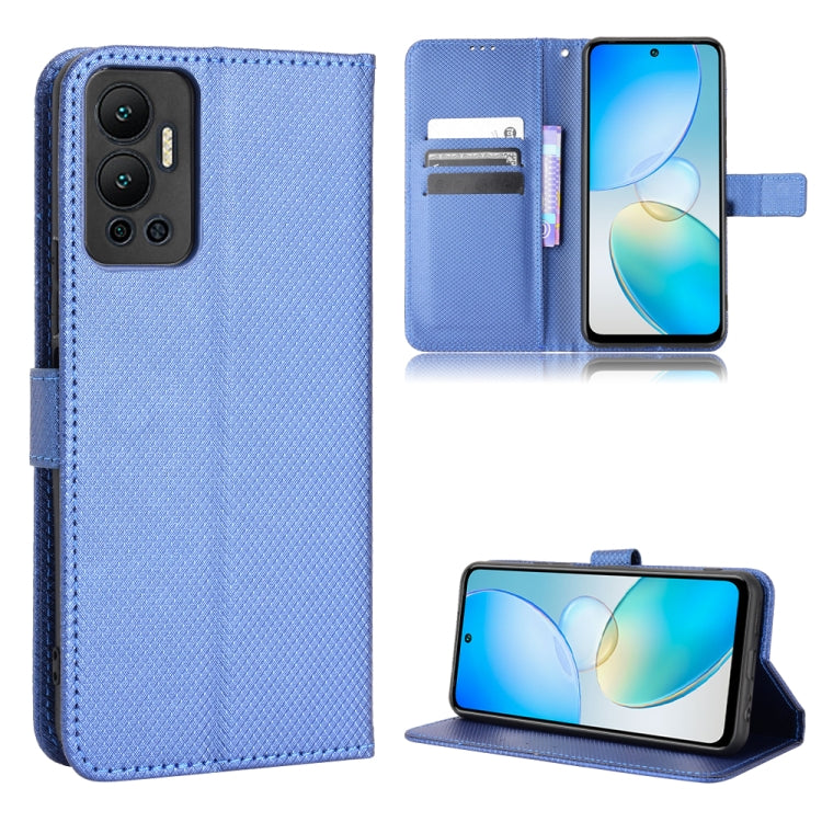 For Infinix Hot 12 Diamond Texture Leather Phone Case