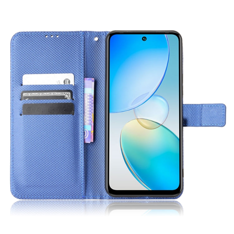 For Infinix Hot 12 Diamond Texture Leather Phone Case