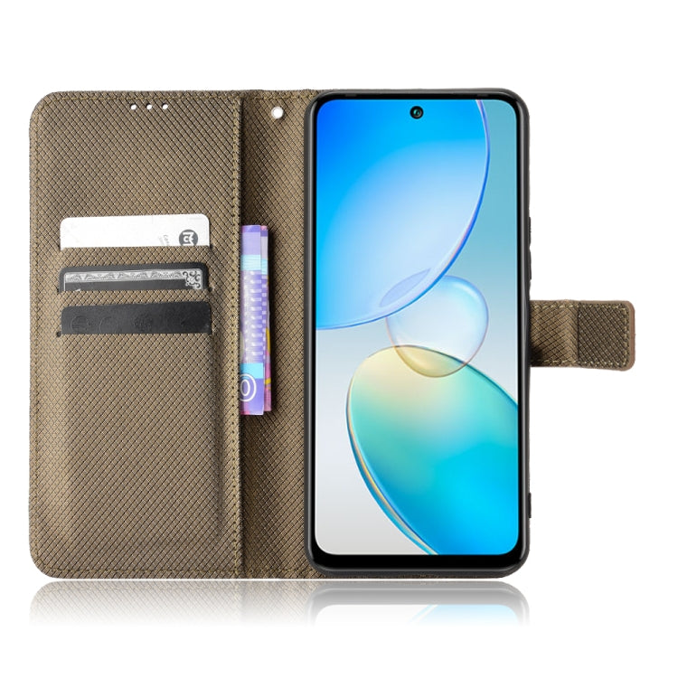 For Infinix Hot 12 Diamond Texture Leather Phone Case