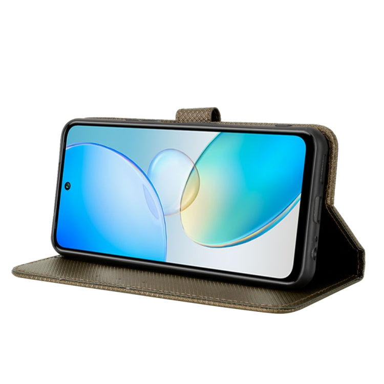 For Infinix Hot 12 Diamond Texture Leather Phone Case