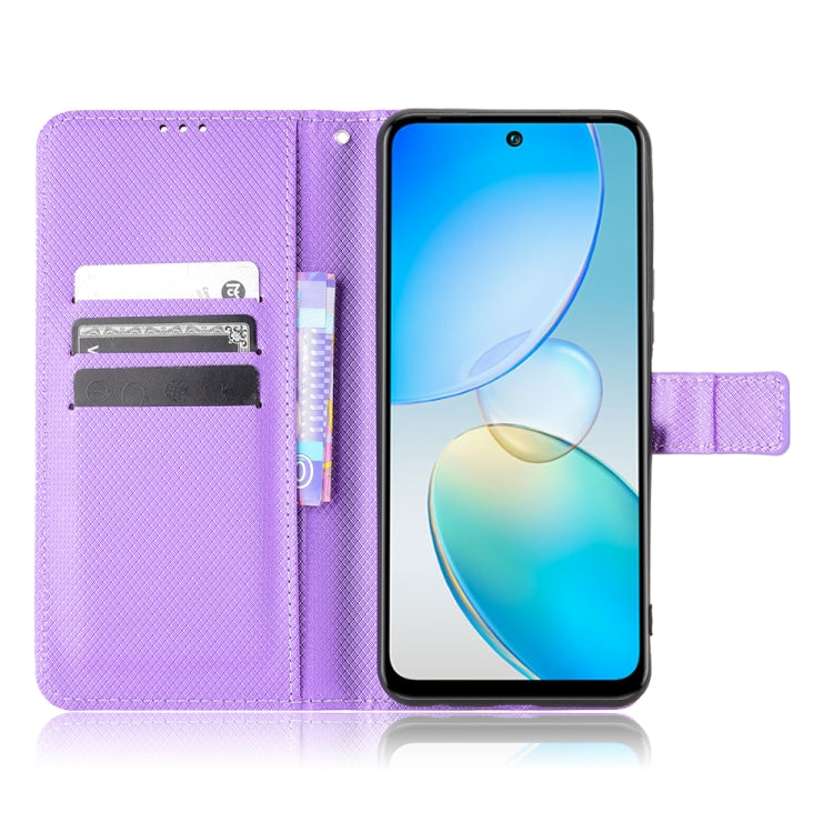 For Infinix Hot 12 Diamond Texture Leather Phone Case