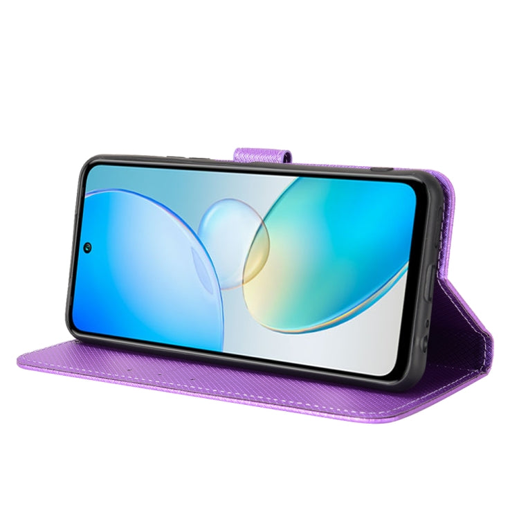 For Infinix Hot 12 Diamond Texture Leather Phone Case