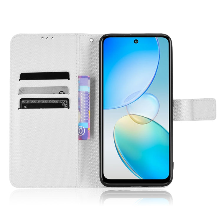 For Infinix Hot 12i Diamond Texture Leather Phone Case