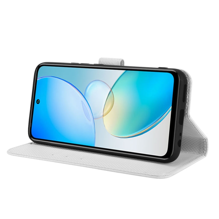 For Infinix Hot 12i Diamond Texture Leather Phone Case