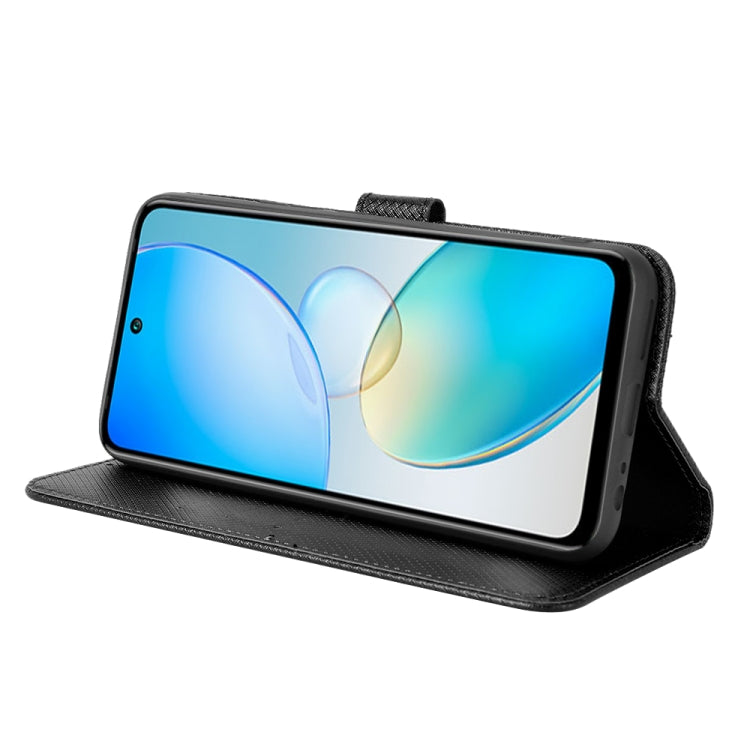 For Infinix Hot 12i Diamond Texture Leather Phone Case