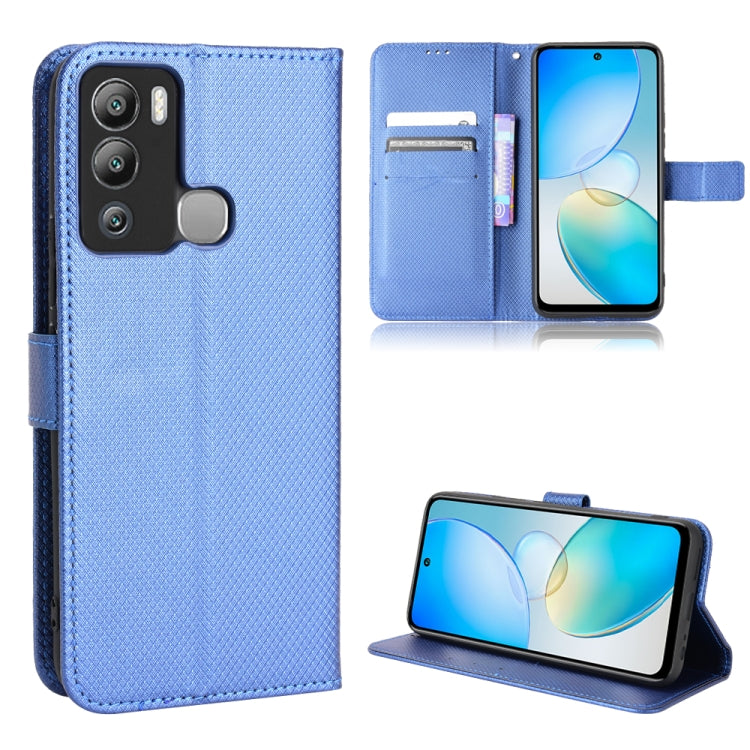 For Infinix Hot 12i Diamond Texture Leather Phone Case