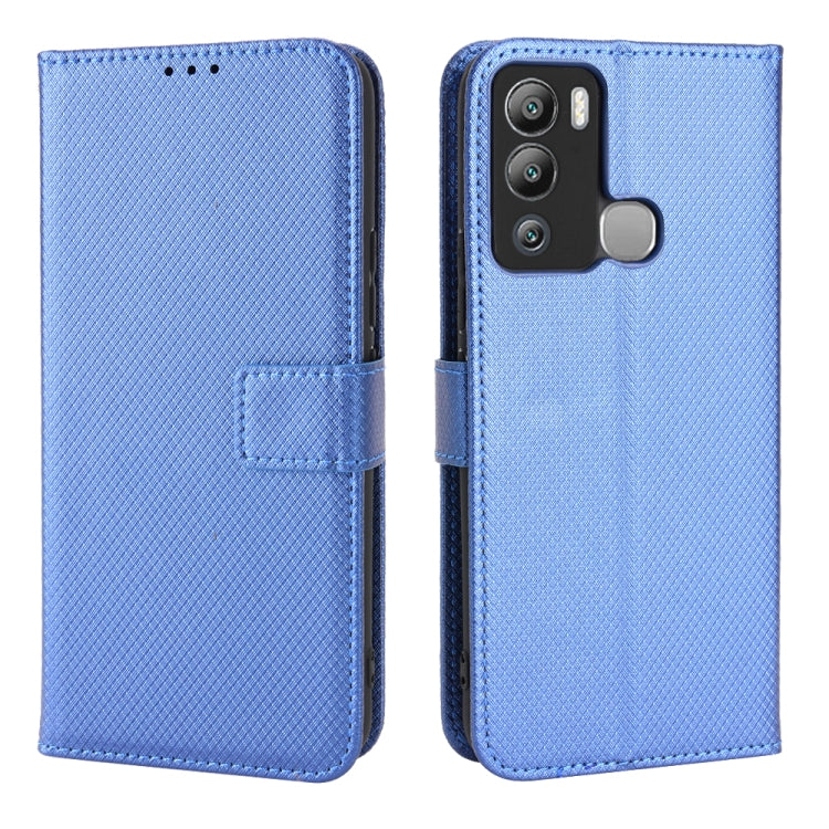 For Infinix Hot 12i Diamond Texture Leather Phone Case