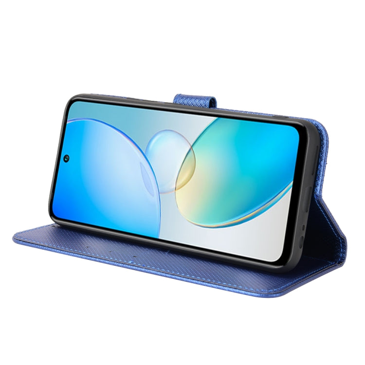 For Infinix Hot 12i Diamond Texture Leather Phone Case