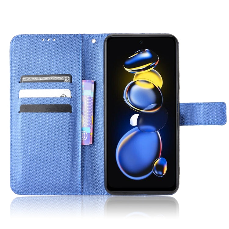 For Xiaomi Redmi Note 11T Pro 5G Diamond Texture Leather Phone Case