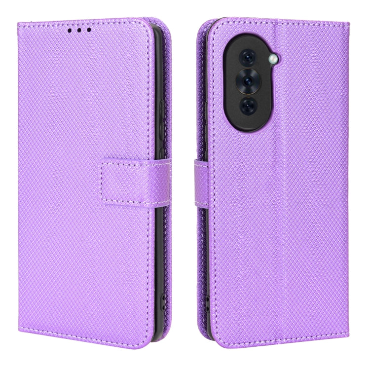 For Huawei nova 10 Diamond Texture Leather Phone Case
