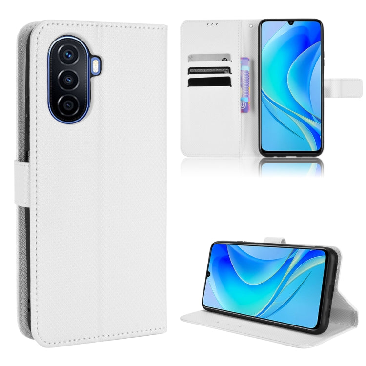 For Huawei nova Y70 / nova Y70 Plus Diamond Texture Leather Phone Case