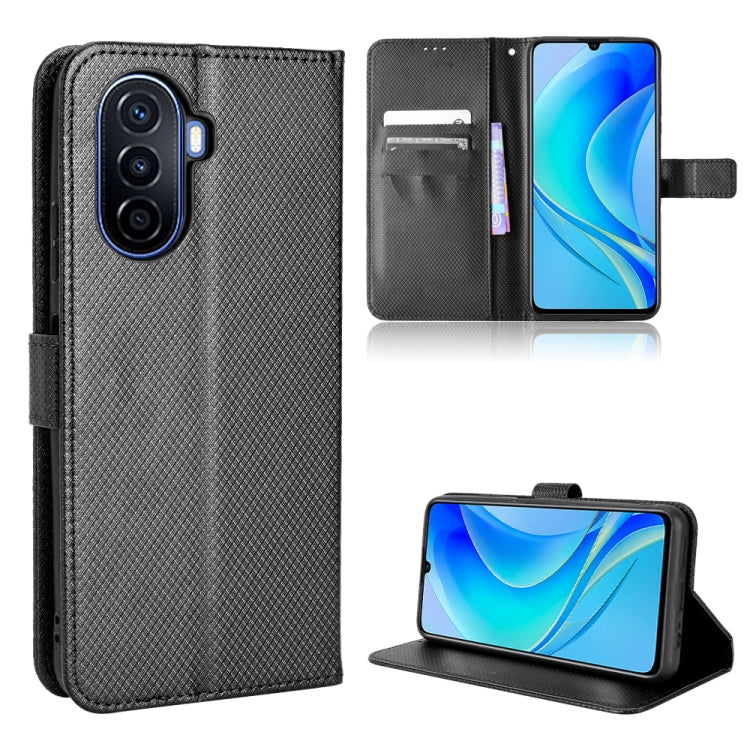For Huawei nova Y70 / nova Y70 Plus Diamond Texture Leather Phone Case