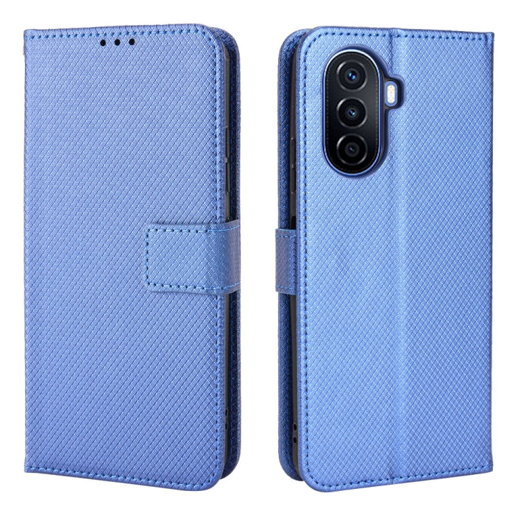For Huawei nova Y70 / nova Y70 Plus Diamond Texture Leather Phone Case