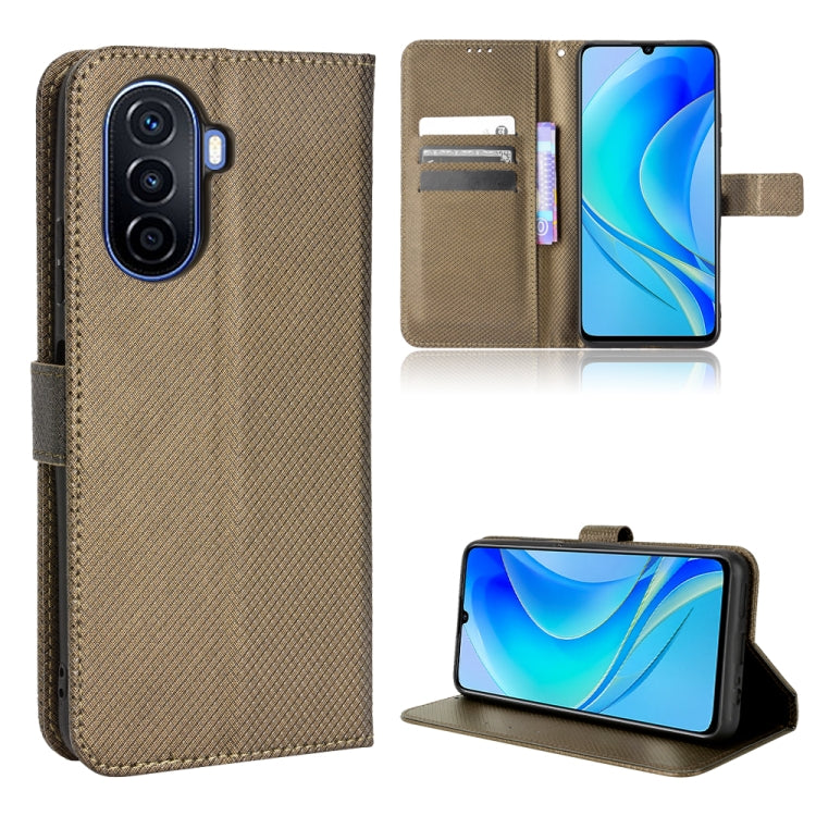 For Huawei nova Y70 / nova Y70 Plus Diamond Texture Leather Phone Case