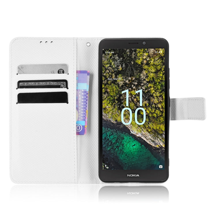 For Nokia C100 Diamond Texture Leather Phone Case