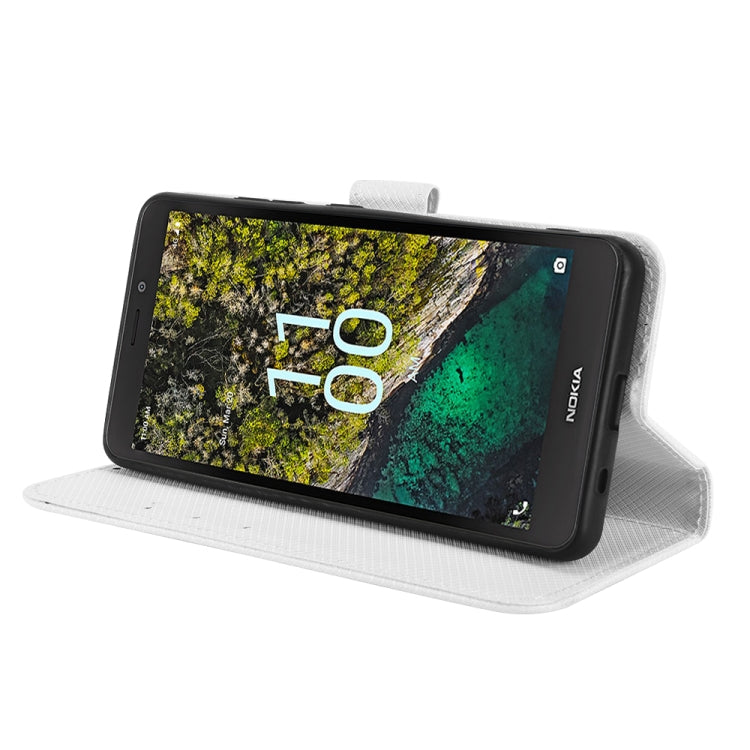 For Nokia C100 Diamond Texture Leather Phone Case