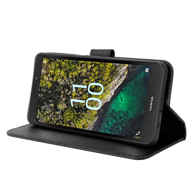 For Nokia C100 Diamond Texture Leather Phone Case