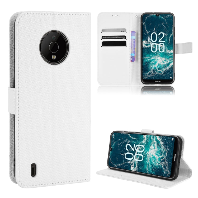 For Nokia C200 Diamond Texture Leather Phone Case