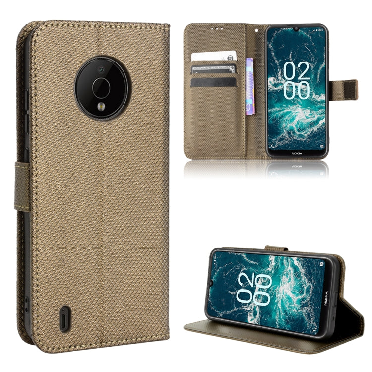 For Nokia C200 Diamond Texture Leather Phone Case