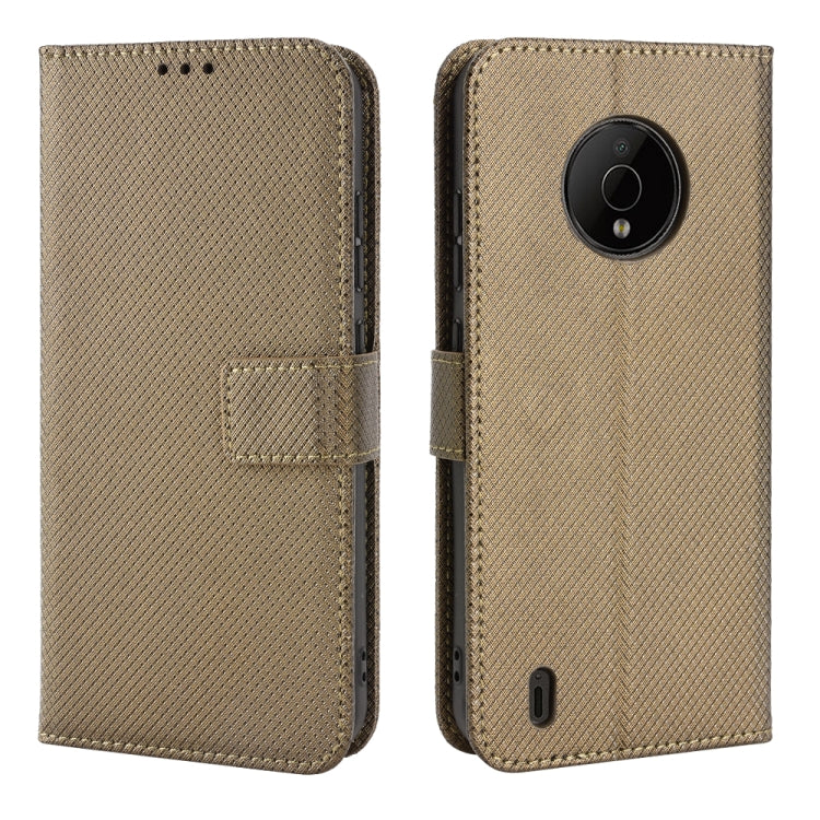 For Nokia C200 Diamond Texture Leather Phone Case