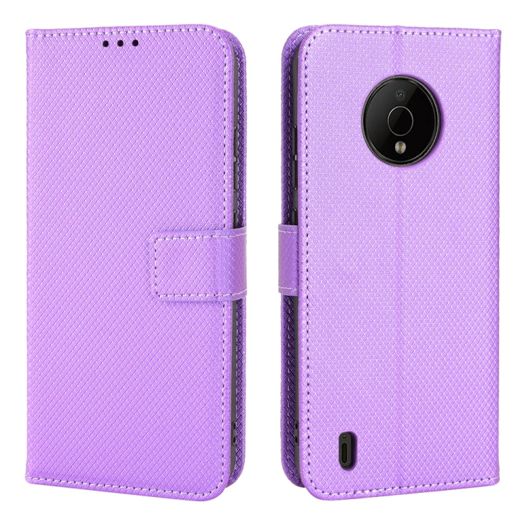 For Nokia C200 Diamond Texture Leather Phone Case